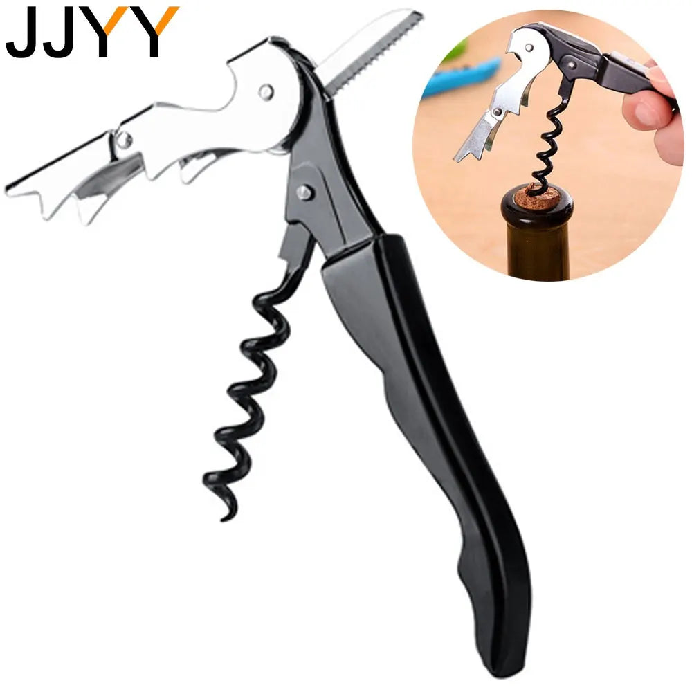 NEW Creative Hippocampus  Stainless Steel Wine Corkscrew Beer Bottle Cap Remover Cutter For Kitchen Tools Bar Home Accessories