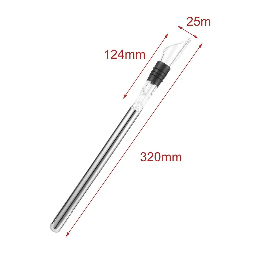 Ice Wine Chiller Rushed Ice Bucket Stainless Steel Barware Wine Pourer Bottle Stick Rapid Iceless Perfect Kitchen Bar Accessorie