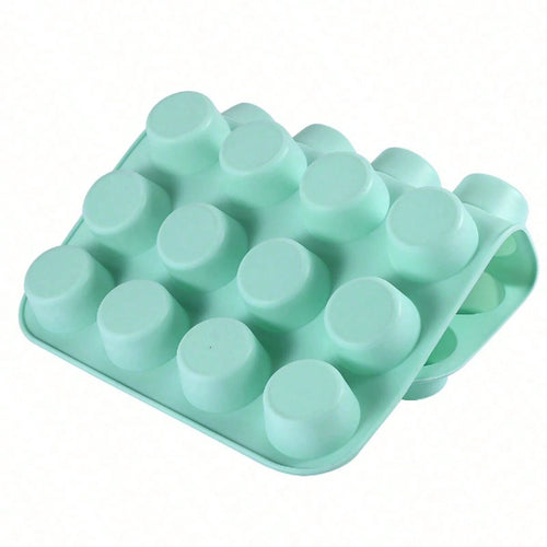 1pc-Cookie mold, cake mold, ice cream candy silicone mold, cake tray 24 cups - non stick cake for baking, kitchen baking mold