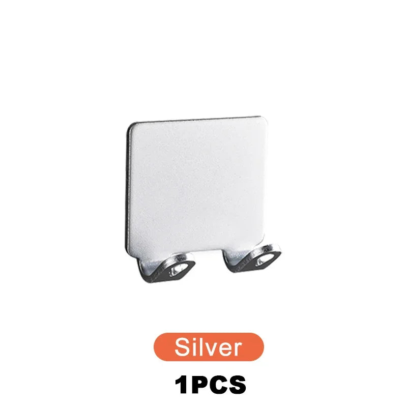 Bathroom Stainless Steel Razor Holder Storage Hook Wall Men Shaving Shaver Shelf Punch-Free Razor Rack Bathroom Accessories