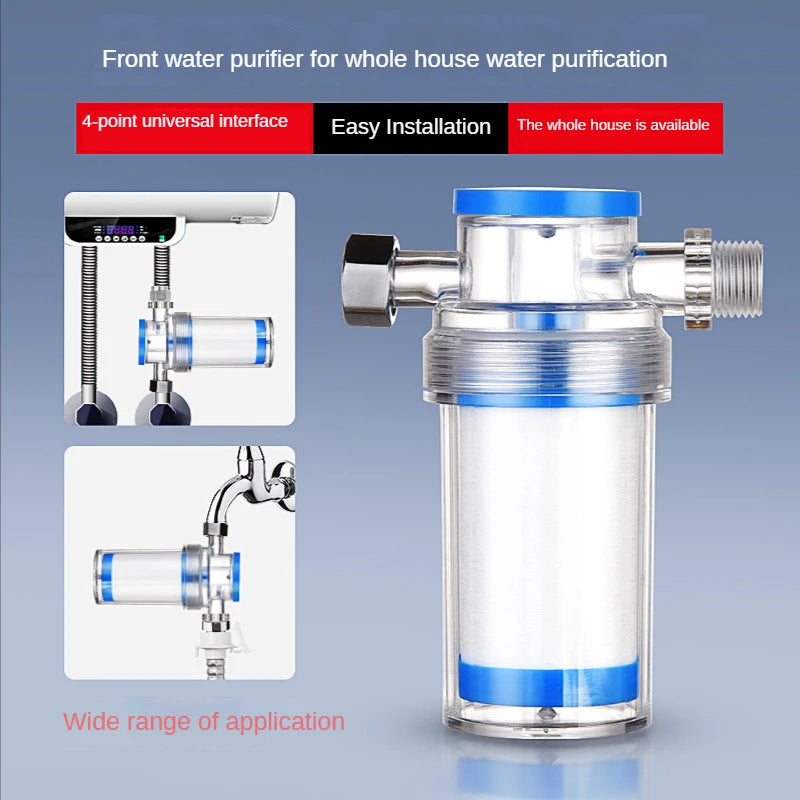 Purifier Output Universal Shower Filter PP Cotton Shower Strainer Water Pre-filter For Washing Machine Kitchen Faucet Accessory